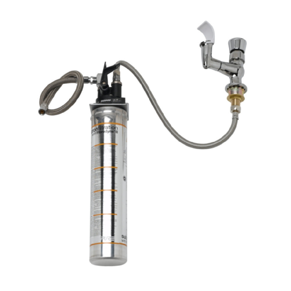 T&S Brass B-2360-01-WFK Push Button Metering Bubbler With Water Filtration Kit