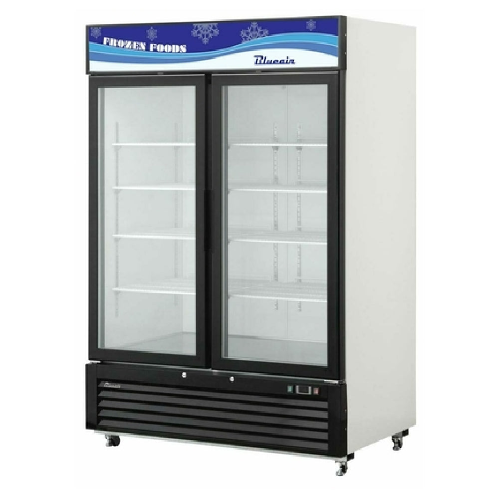 Blue Air BKGF49-HC - Freezer Merchandiser, Two-section, 49 Cu. Ft. Capacity