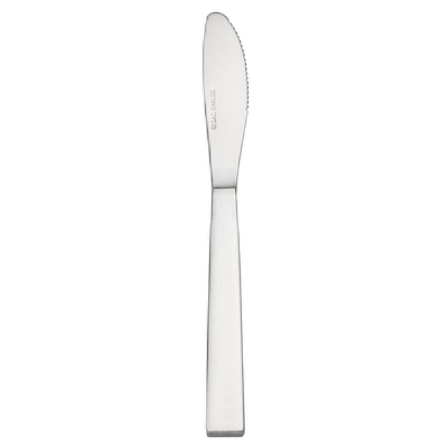 CAC China 2002-08 Windsor Dinner Knife 8"L Solid Handle