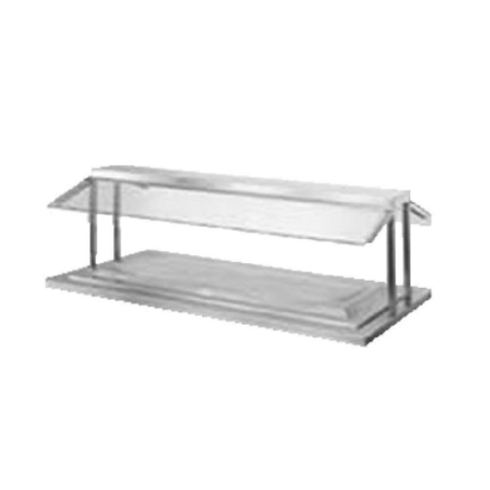 Randell RAN DBS60 Dual Sided Buffet Shield 60"W Stainless Steel Top