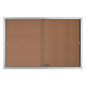 Aarco SBC4872 Bulletin Board 72"W X 48"H Enclosed
