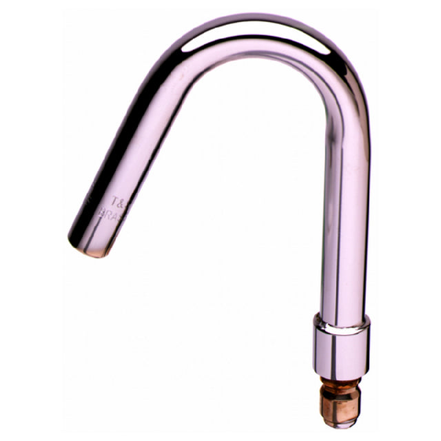 T&S Brass B-1424 Quick-Connect Hook Nozzle 6" Tall For Use With Squeeze Valve Assemblies