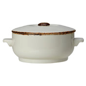 Steelite 17140829 Soup Bowl Cover 4.87"Dapple Brown