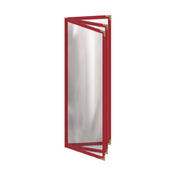 Risch TETB 4.25X14-LEATHERETTE Deluxe Sewn Leatherette Menu Cover (specify Color)