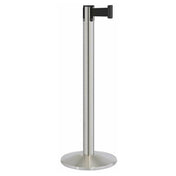 Forbes Industries 2711 Deluxe Series Post Brushed Stainless Steel With Integrated Beltrac System