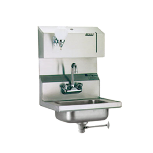 Eagle HSA-10-FLDP-2X Hand Sink Wall Mount 14" Wide X 10" Front-to-back X 5" Deep Bowl