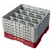 Cambro 16S958416 Camrack® Glass Rack With (5) Soft Gray Extenders Full Size