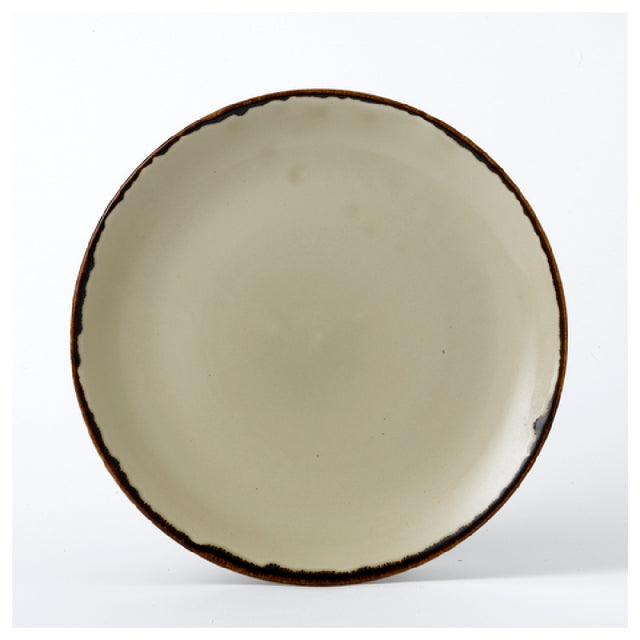 Arc Cardinal HL260 Dudson Harvest Linen Coupe Plate (D:10.25'') Vitrified Ceramic