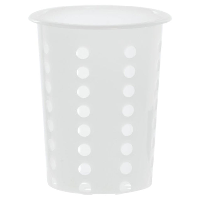 Hubert 51544 - Flatware Cylinder, 4-1/2" Dia. X 5"H, Perforated