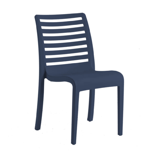 Grosfillex UT947056 - Astoria Stacking Sidechair, 20.9"W X 23.4"D X 34.7"H, Technopolymer With Air Molding Technology