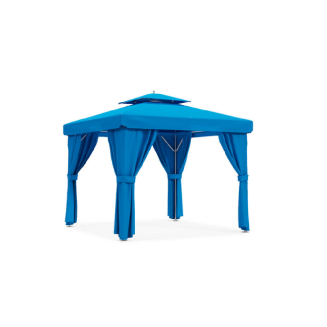 Plantation Prestige Commercial Furniture 9500-01 GRC Marcella Cabana 10' X 10' Includes Vented Canopy And All Aluminum Commercial Frame