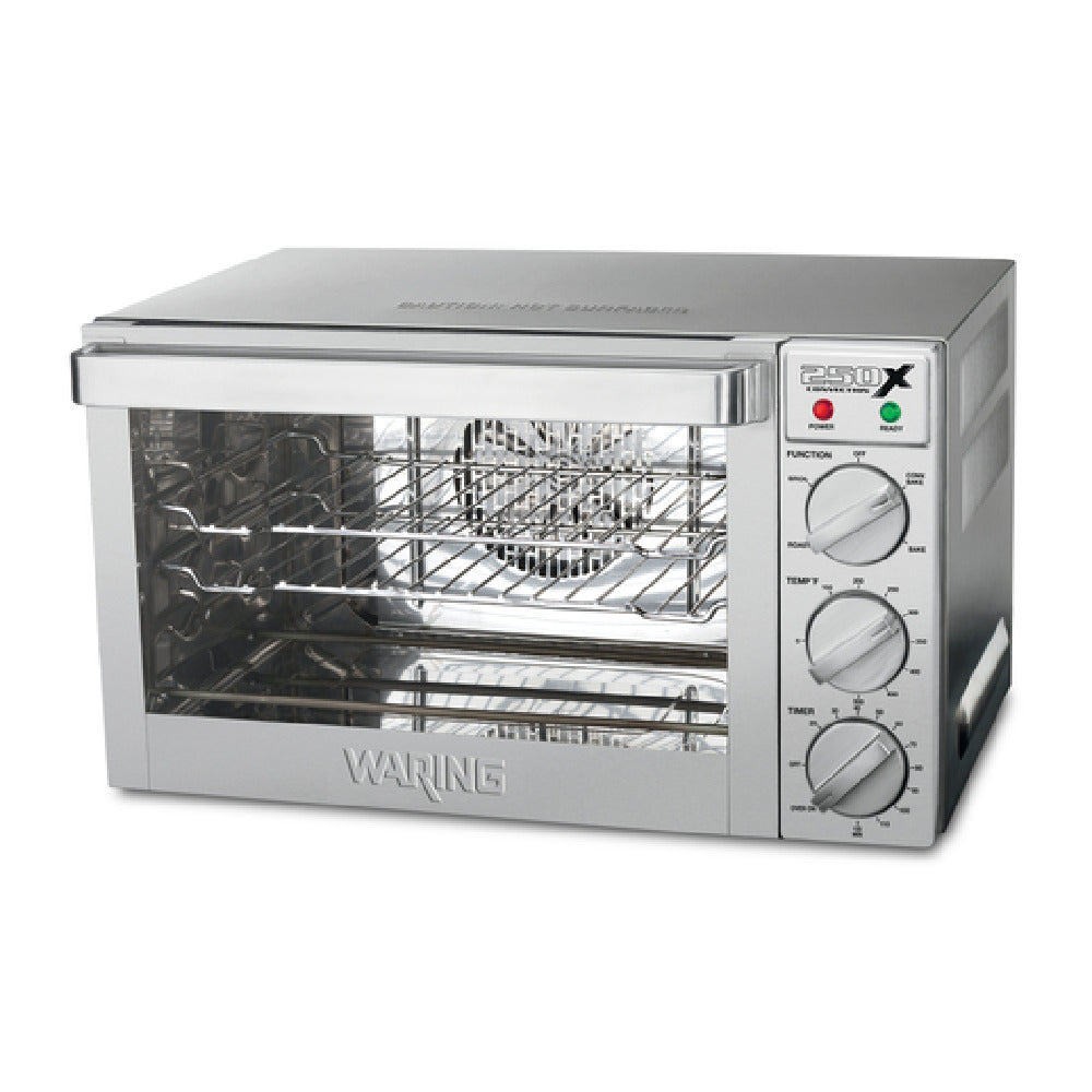 Waring WCO250XKSDI - (International) Commercial Convection Oven, Countertop, 21"W X 19"D X 12"H