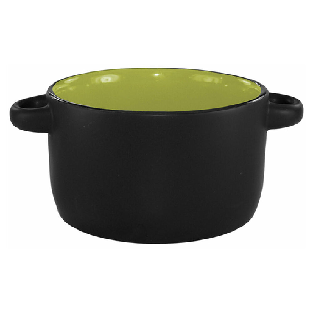 International Tableware 83567-2902/05MF-05C Bistro Soup Bowl 11 Oz. 4-1/8" Dia. (w/handles 5-5/8" Dia.) X 2-3/8"H