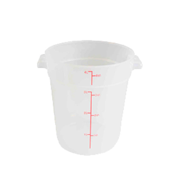 Thunder Group PLRFT304TL Food Storage Container 4 Quart Round