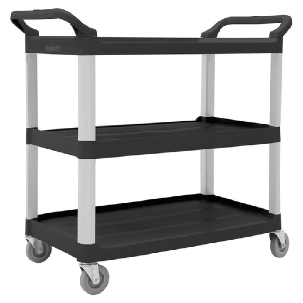 Hubert 24559 - Utility Cart, 3-shelf, 40-1/4" X 19-7/8" X 37"H