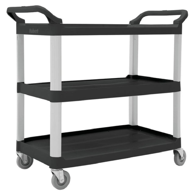Hubert 24559 - Utility Cart, 3-shelf, 40-1/4" X 19-7/8" X 37"H