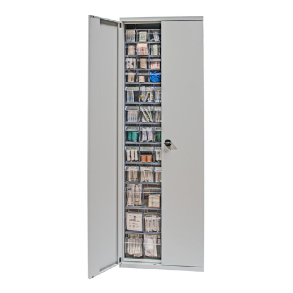 Quantum QSC-QTB79-61 Tip Out Bin Cabinet 26-1/4"W X 10"D X 79-1/2"H Flush Door Model