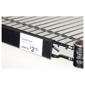 Hubert 25658 - Edge View™ Wire Shelf Label Holder For Metro® Shelving - 44"L X 1 1/4"H