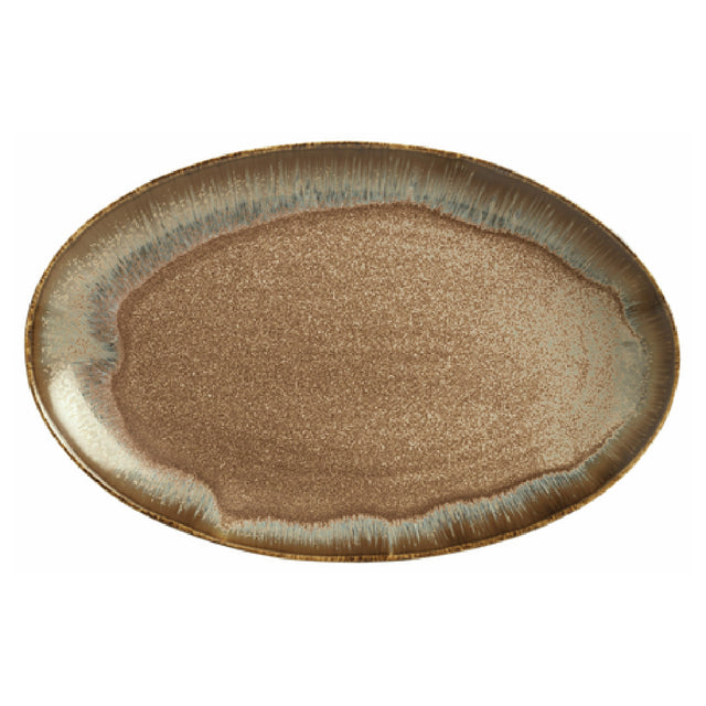 Libbey HEDON-9 (Formerly World Tableware) Platter 12"L X 7-1/2"W X 1-1/8"H Oval