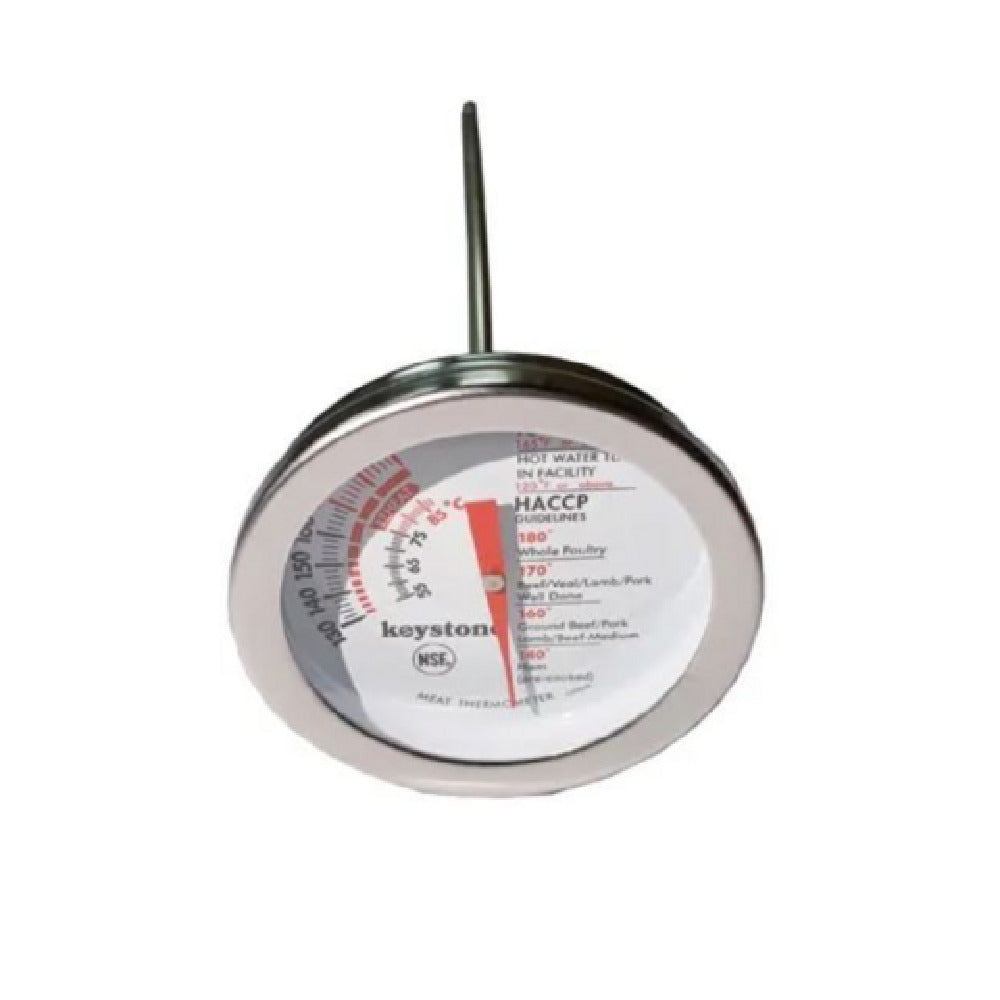 Hubert 29A-102 - Meat Thermometer, 5"W, Keystone Cookware
