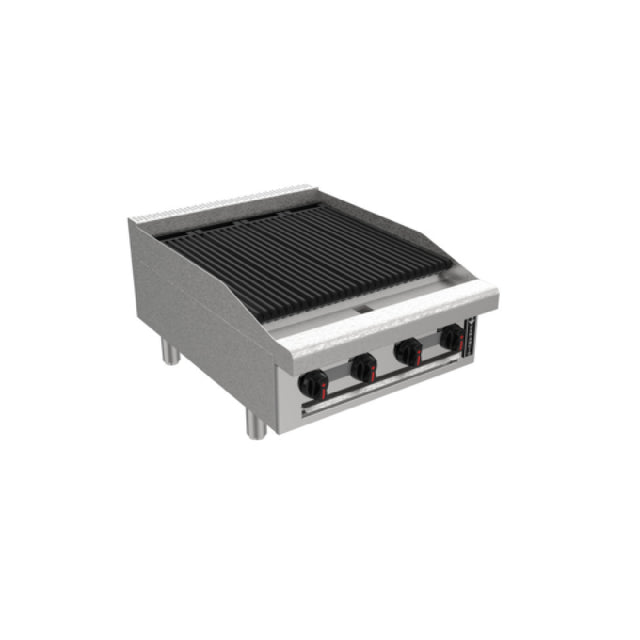 Venancio R24CT-24C_LP Radiant Charbroiler Gas Countertop