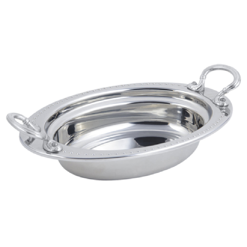 Bon Chef 5304HRSS Food Pan Full Oval 2 Qt. (64 Oz.) Capacity