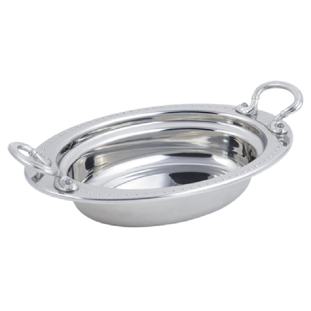 Bon Chef 5304HRSS Food Pan Full Oval 2 Qt. (64 Oz.) Capacity