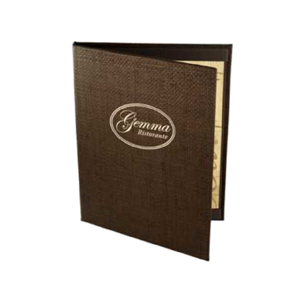 Menu Solutions GRS160A Menu Cover Holds 5-1/2" X 8-1/2" Inserts Quad Panel Booklet With 6 Views