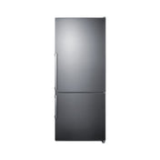 Summit FFBF283SS Full Size Bottom Freezer Refrigerator 14 Cu.ft. Interior Counter Depth