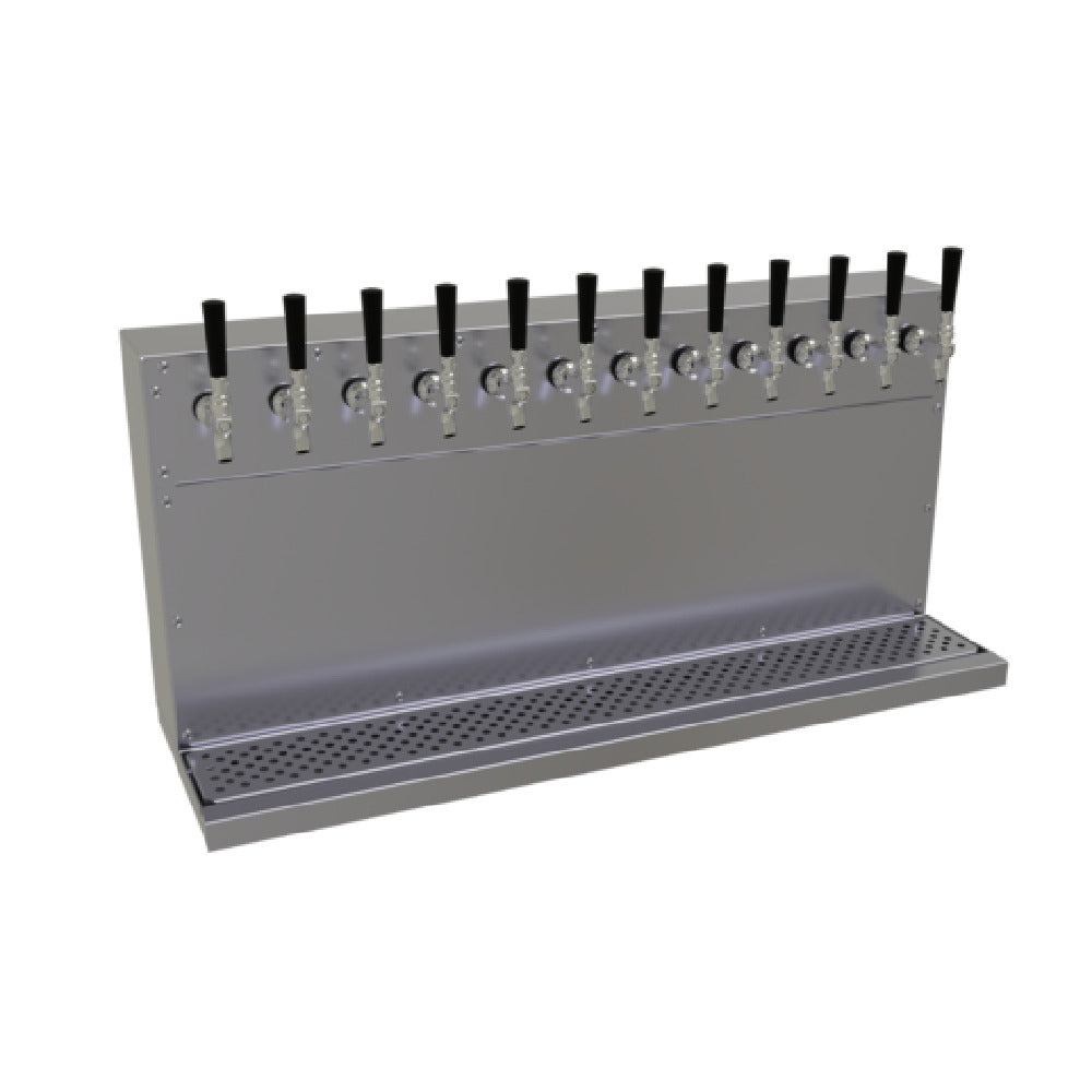 Glastender WT-12-SSR Draft Dispensing Tower Wall Mount 38"W X 16"H