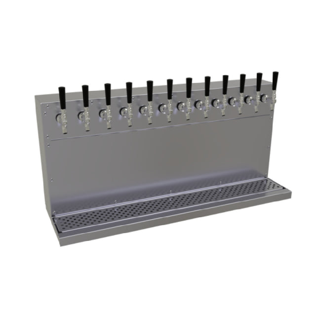 Glastender WT-12-SSR Draft Dispensing Tower Wall Mount 38"W X 16"H