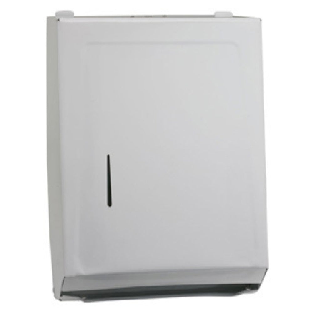 Winco TD-600 Paper Towel Dispenser 11.02"W X 3.94"D X 15.35"H Accommodates (400) C-fold Or (525) Multi Fold Towels (3-1/8" To 3-13/16") Without Adjustments Or Adapters