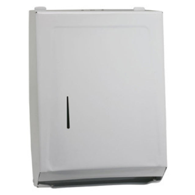 Winco TD-600 Paper Towel Dispenser 11.02"W X 3.94"D X 15.35"H Accommodates (400) C-fold Or (525) Multi Fold Towels (3-1/8" To 3-13/16") Without Adjustments Or Adapters