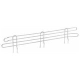 Klinger's Trading SLEDGE24-CHROME Shelf Ledge For Wire Shelf 24"W X 5-1/2"H