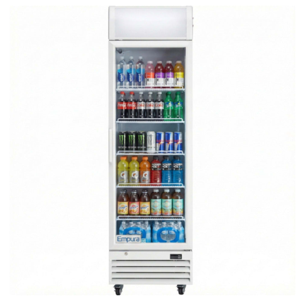 Empura EGM-13W - Refrigerated Merchandiser, 22.72"W X 23.82"D X 77.95"H, 12 Cu. Ft. Capacity