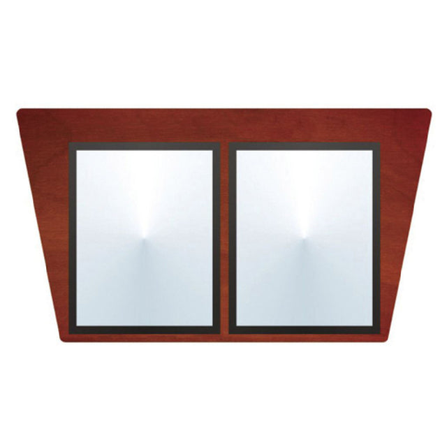Hubert 89550 - Menu Board, 2-pocket, Wall-mount