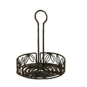 American Metalcraft LDCC16 Ironworks™ Condiment Rack 6-1/4" Dia. X 9"H Round