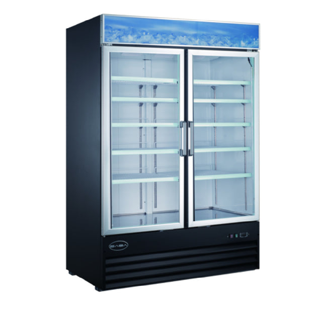 SABA SM-45R Refrigerator Merchandiser Reach-in Two-section