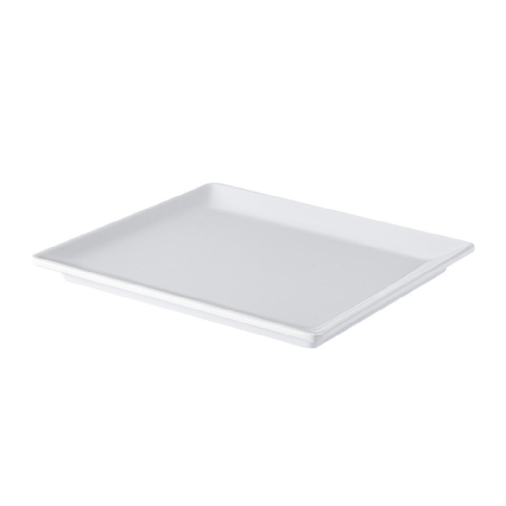 CAC China XFCH-SQ22 French Plate 8"W X 8"D X 5/8"H Square