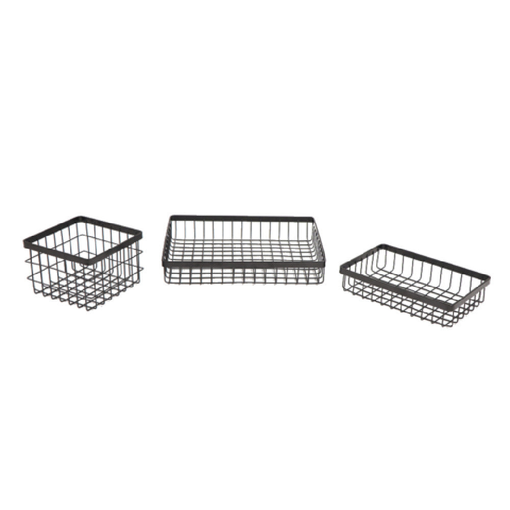 GET Enterprises WB-662-MG Urban Renewal™ Wire Basket 6“ X 6" X 2“ Square