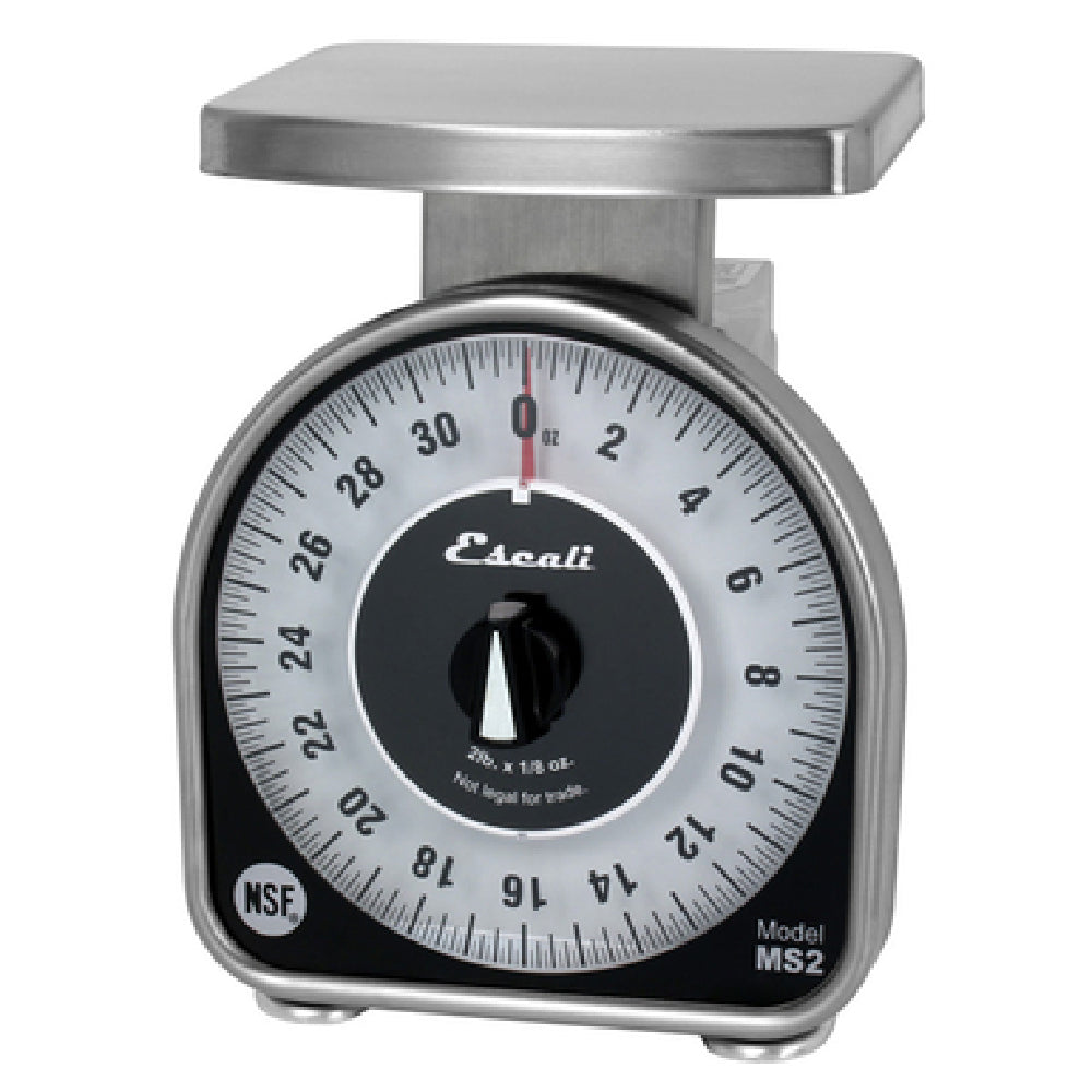 Carlisle SCMDL2 San Jamar Escali Mechanical Dial Scale 6-1/2"W X 6-3/4"D X 8-1/2"H Overall