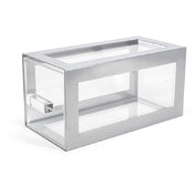 FOH BHO123BCI20 Metal Housing/Drawer Set Silver Includes One BRI014BCI28 13" Metal Risers Set Of 2 Silver