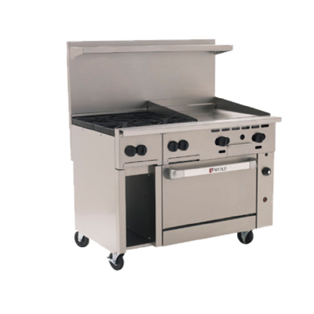 Wolf C48S-4B24G_LP Challenger XL™ Restaurant Range Gas 48"