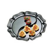 Bon Chef 2062DWHTM Queen Anne Divided Platter 20" Dia. Round