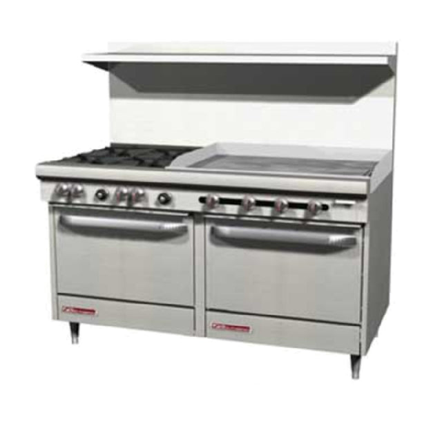 Southbend S60CC-2TR_NAT S-Series Restaurant Range Gas 60"