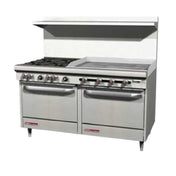 Southbend S60DD-4TR_NAT S-Series Restaurant Range Gas 60"