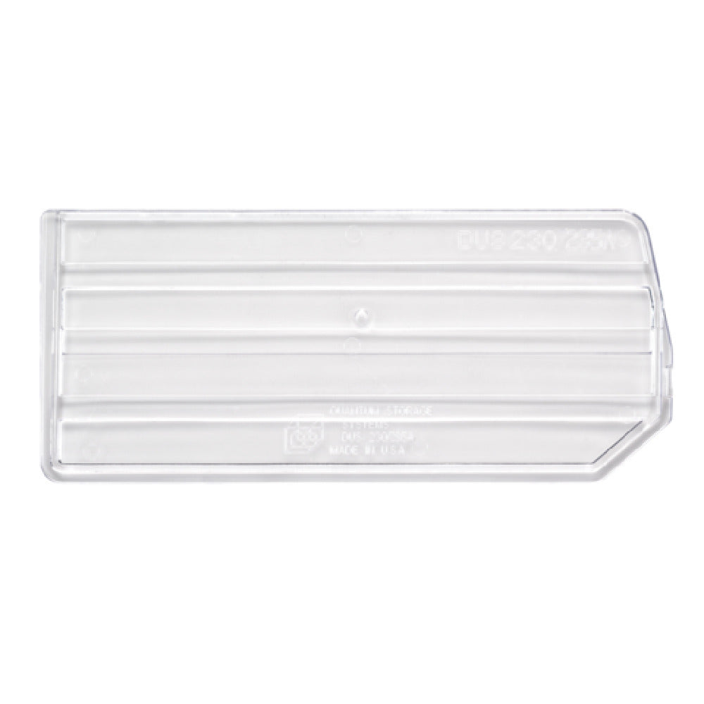 Quantum DUS230/235CL Bin Divider Clear For Bins QUS230 And QUS235 (pack Of 6)