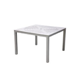 Plantation Prestige 4082424-01 - Poolside Coastline Table, 24" X 24", Slat Top
