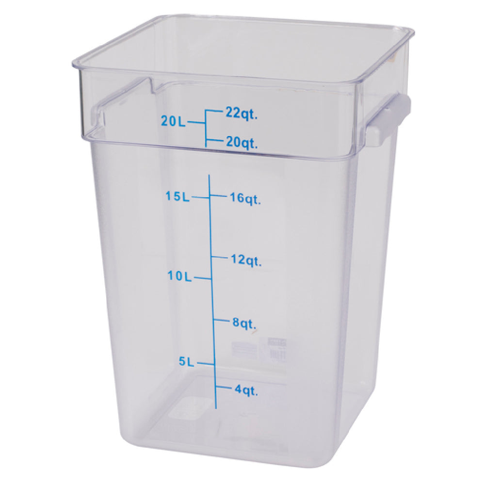 Stanton Trading PCS-22 Food Storage Container Square 22 Qt.