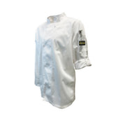Thunder Group CJ210WHL Chef Regalia French Cuffs Chef Jackets Tapered Ventilated Long Sleeve